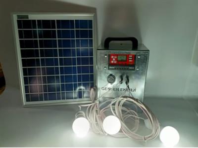 Gesper Energy Taşınabilir Solar Aydınlatma Sistemi 3 Lambalı