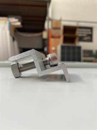 Güneş Paneli Sonlandırıcı (Somun+Cıvata) Bağlantı Klempi