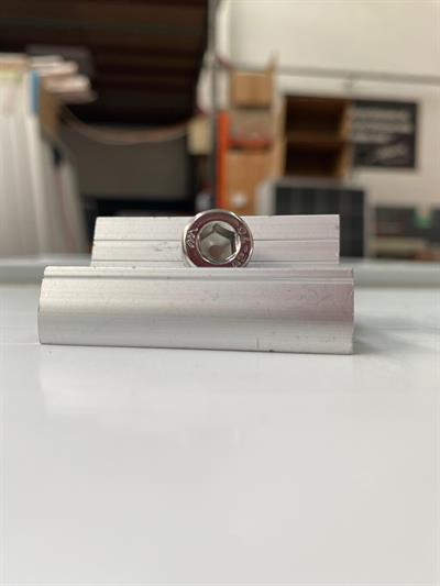 Güneş Paneli Sonlandırıcı (Somun+Cıvata) Bağlantı Klempi