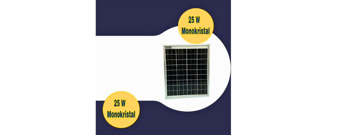 25 Watt monokristal