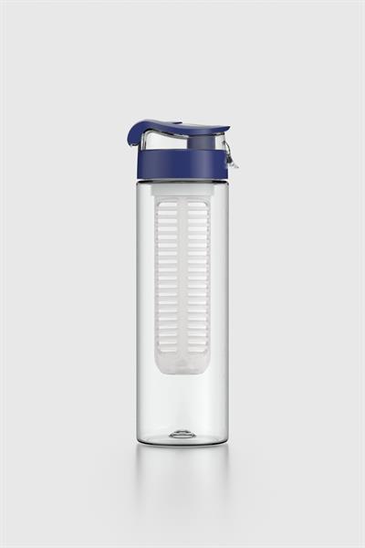 Renga Atlas Süzgeçli 630 ml Tritan Detoks Matara 911056 Mavi