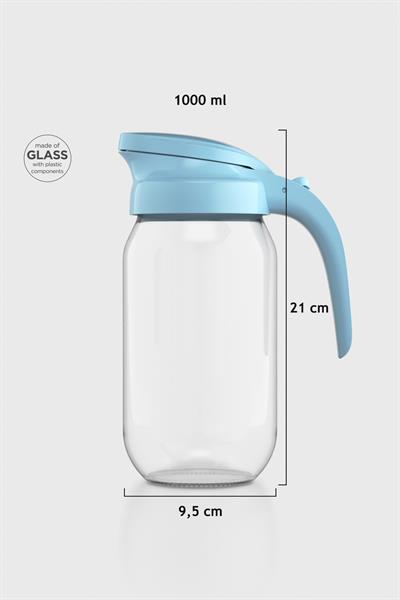 Renga Beluga 1000 ml Cam Sürahi 111028 Mavi