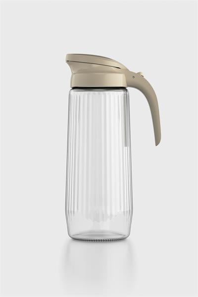 Renga Beluga 1500 ml Gravürlü Cam Sürahi 111021 Sütlü Kahve