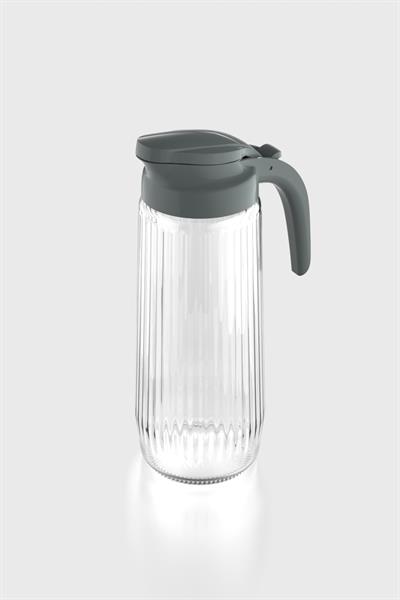Renga Beluga 1500 ml Gravürlü Cam Sürahi 111021 Koyu Füme