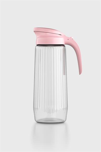 Renga Beluga 1500 ml Gravürlü Cam Sürahi 111021 Pudra