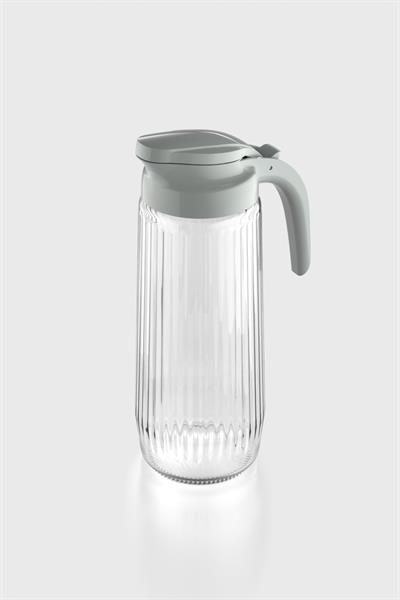 Renga Beluga 1500 ml Gravürlü Cam Sürahi 111021 Gri