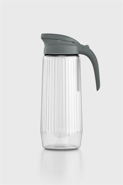 Renga Beluga 1500 ml Gravürlü Cam Sürahi 111021 Koyu Füme