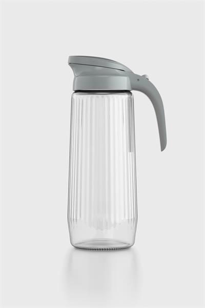 Renga Beluga 1500 ml Gravürlü Cam Sürahi 111021 Gri