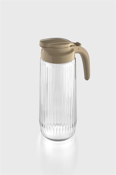 Renga Beluga 1500 ml Gravürlü Cam Sürahi 111021 Kahve