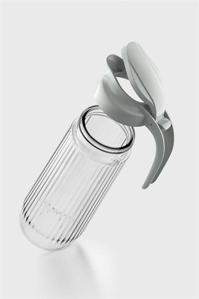 Renga Beluga 1500 ml Gravürlü Cam Sürahi 111021 Gri