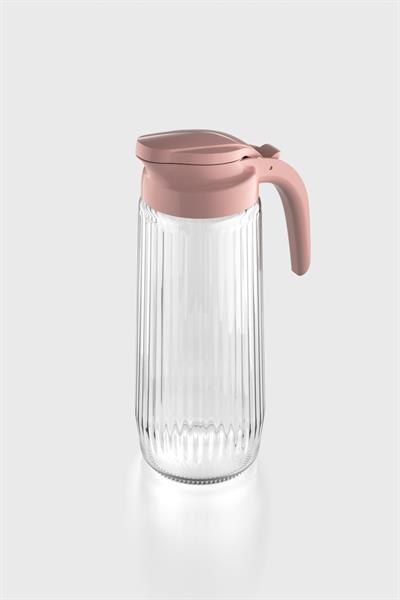 Renga Beluga 1500 ml Gravürlü Cam Sürahi 111021 Pembe