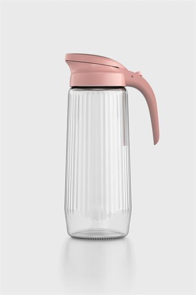 Renga Beluga 1500 ml Gravürlü Cam Sürahi 111021 Pembe