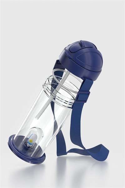 Renga Cosmo Astronot Figürlü 385 ml Pipetli Askılı Tritan Çocuk Matara 912147 Mavi