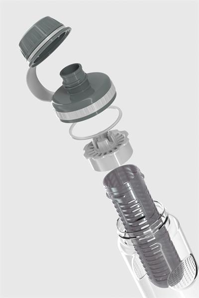 Renga Ege 750 ml Tritan Süzgeçli Detoks Matara 911008 Füme