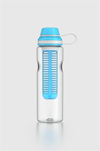 Renga Ege 750 ml Tritan Süzgeçli Detoks Matara 911008 Turkuaz