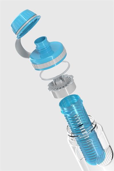 Renga Ege 750 ml Tritan Süzgeçli Detoks Matara 911008 Turkuaz