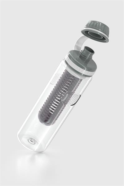 Renga Ege 750 ml Tritan Süzgeçli Detoks Matara 911008 Füme