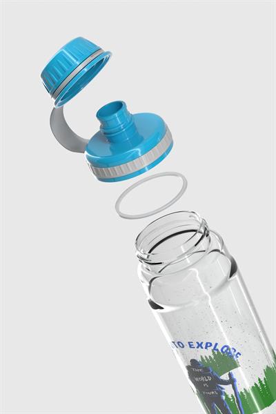 Renga Ege Begin Desen 800 ml Tritan Matara 912069 Mavi