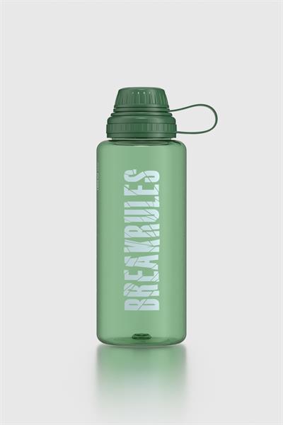 Renga Ege Yazı Desenli 1000 ml Tritan Matara 912141 Yeşil