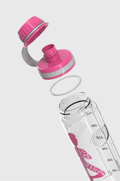 Renga Ege Yoga Desenli 750 ml Tritan Matara 912067 Fuşya