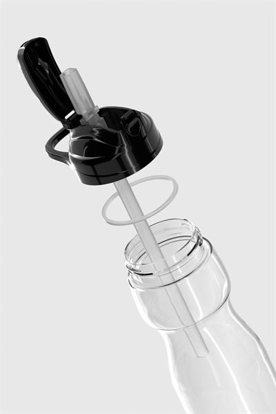Renga Falcon 730 ml Tritan Pipetli Matara 911016 Siyah