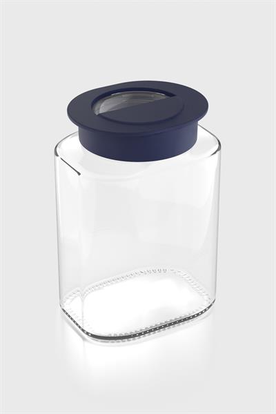 Renga Gaia 1400 ml Organizer Cam Kavanoz 131083 Lacivert