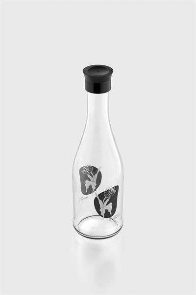 Renga Gala Blossom Desenli 1000 ml Cam Karaf 212011 Siyah
