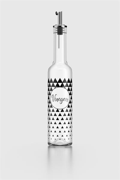 Renga Hena Vinegar Desenli 500 ml Metal Kapaklı Cam Sirkelik 152020
