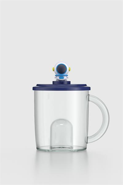 Renga Joy Astronot Figürlü 250 ml Kulplu Tritan Bardak 222059 Mavi