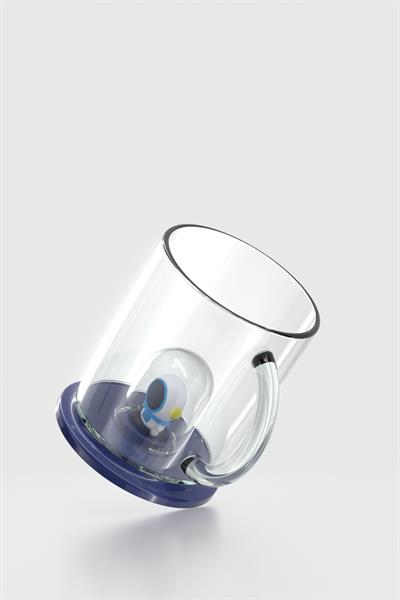 Renga Joy Astronot Figürlü 250 ml Kulplu Tritan Bardak 222059 Mavi