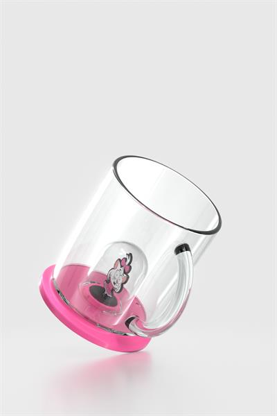 Renga Joy Kral Şakir Canan Figürlü 250 ml Kulplu Tritan Bardak 222038 Pembe