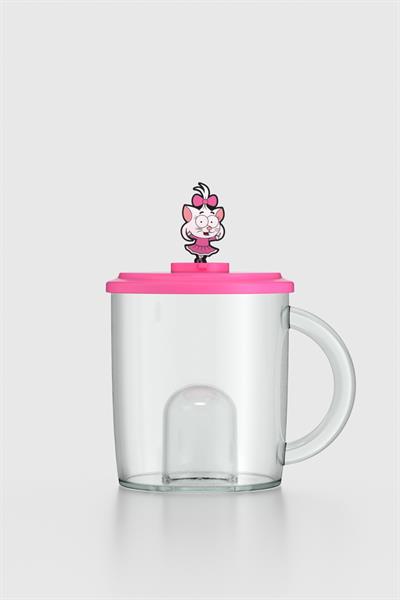 Renga Joy Kral Şakir Canan Figürlü 250 ml Kulplu Tritan Bardak 222038 Pembe