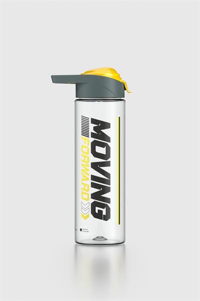 Renga Juno Moving Desen 630 ml Tritan Matara 912088 Füme-Sarı