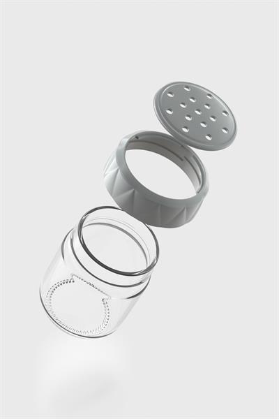 Renga Lexa 210 ml 3lü Cam Baharatlık Seti 161015 Gri