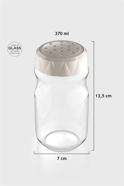 Renga Lexa 370 ml Cam Baharatlık 161016 Bej