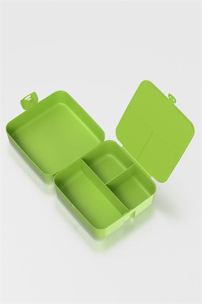 Renga Leya Kral Şakir Desenli PP Çocuk Beslenme Kabı 222052 Yeşil