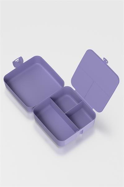 Renga Leya Lama Desenli PP Çocuk Beslenme Kabı 412003 Mor