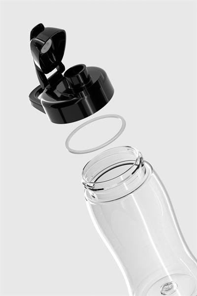 Renga Lidya 500 ml Siyah Kapaklı Tritan Matara 911031