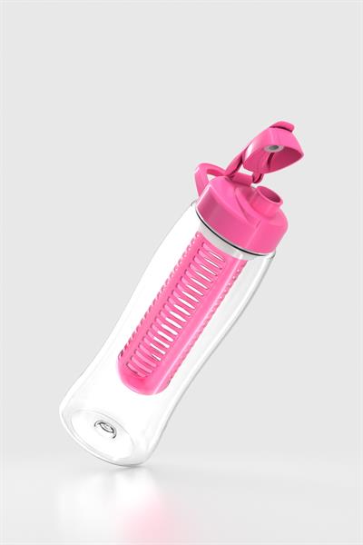 Renga Lidya 730 ml Tritan Süzgeçli Detoks Matara 911027 Fuşya