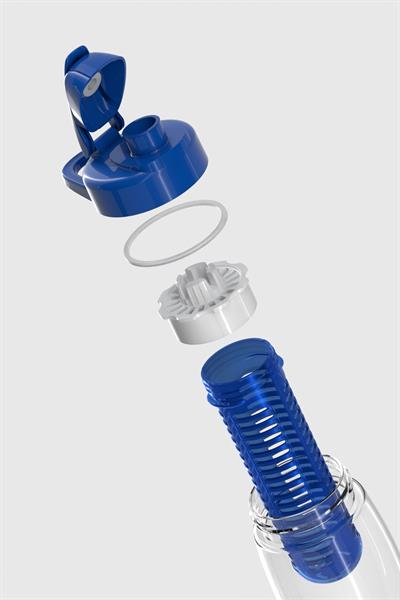 Renga Lidya 730 ml Tritan Süzgeçli Detoks Matara 911027 Mavi