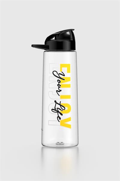 Renga Lidya Enjoy Desen 730 ml Tritan Matara 912035 Siyah