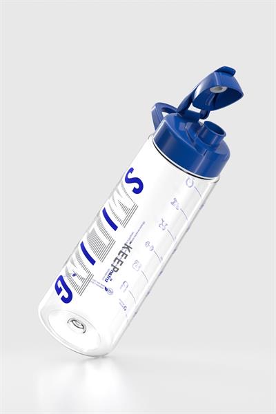 Renga Lidya Smiling Desen 730 ml Tritan Matara 912035 Mavi