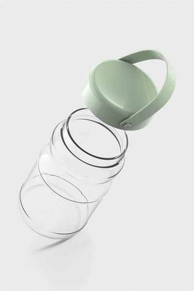 Renga Macro 1700 ml Yeşil Kapaklı 3lü Cam Kavanoz Seti 131074