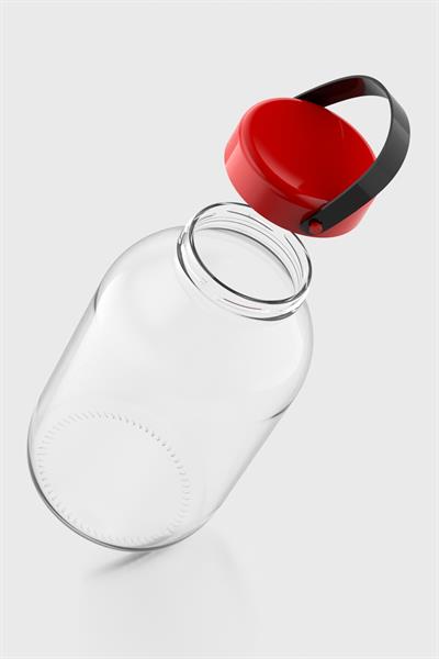 Renga Macro 5000 ml Kırmızı Kapaklı Cam Kavanoz 131017