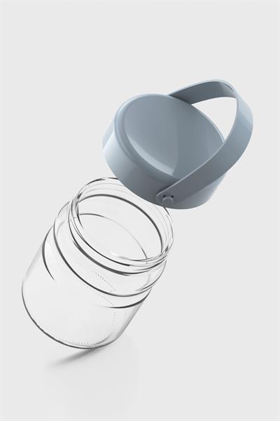 Renga Macro 900 ml Turkuaz Kapaklı Cam Kavanoz 131061