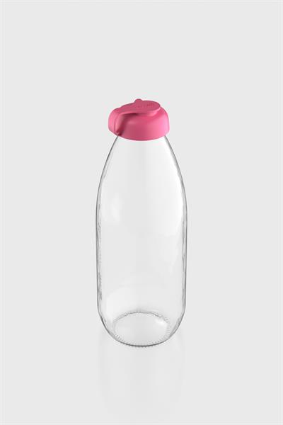 Renga Milky 1000 ml Cam Şişe 181009 Fuşya