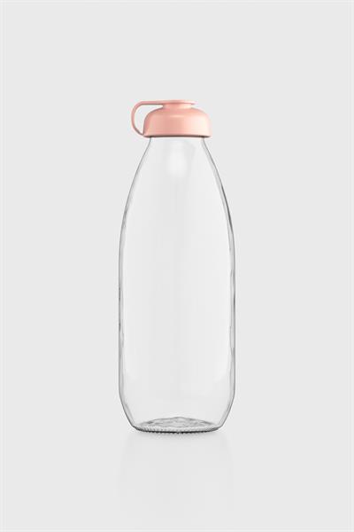 Renga Milky 1000 ml Cam Şişe 181009 Pastel Pembe