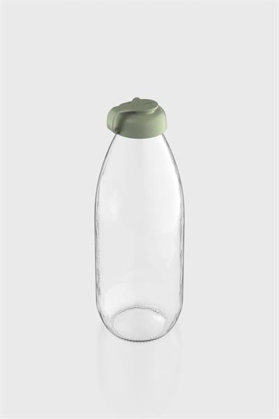 Renga Milky 1000 ml Cam Şişe 181009 Pastel Yeşil