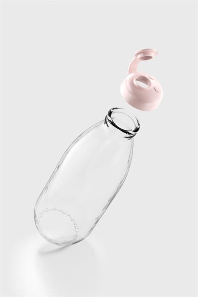 Renga Milky 1000 ml Cam Şişe 181009 Toz Pembe