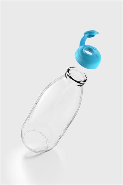 Renga Milky 1000 ml Cam Şişe 181009 Turkuaz
